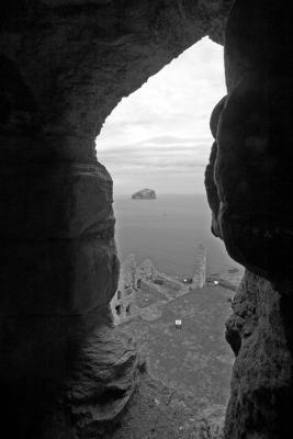 Tantallon Castle window