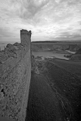 Tantallon Castle Wall
