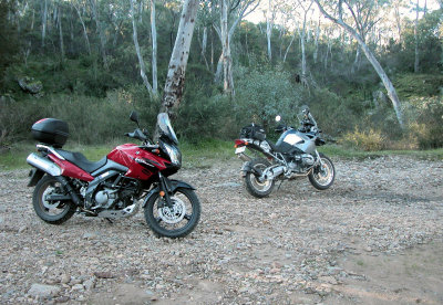 vstrom and GS1200 in River Bed 1.jpg