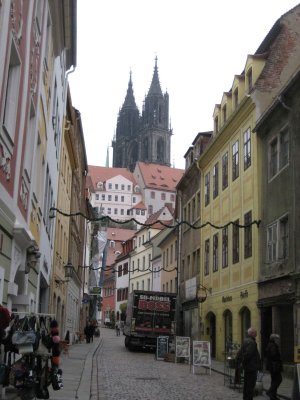 Meissen, une petite ville tranquille mais  combien charmante