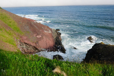 Sea and cliffs