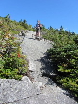 Trail up Saddleback