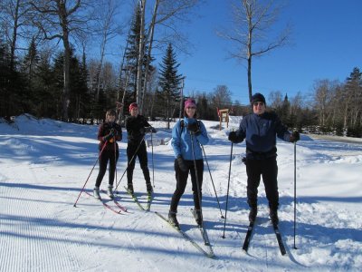 Skiing at Rangeley, 2/5/2012