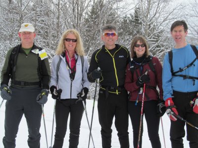 XC Skiing at Jackson, NH, 2/25/2012