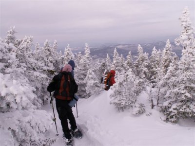 Heading back down