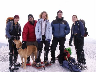 John, Carl, Pat ,Nico and Karla at the summit