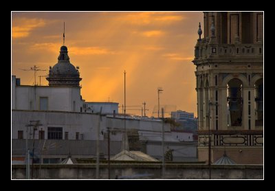 Light over City