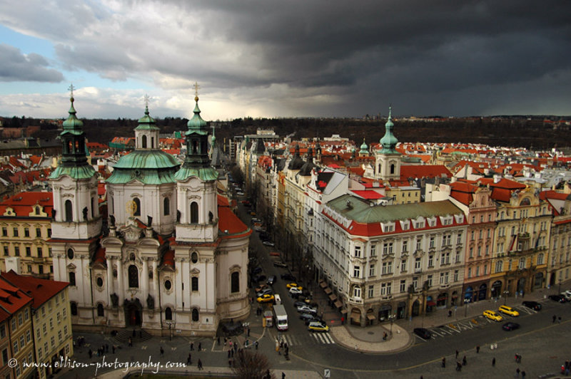 looking west from the Clock Tower