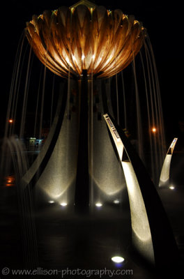 Fountain outside the Basilica of Sainte-Anne-de-Beaupre