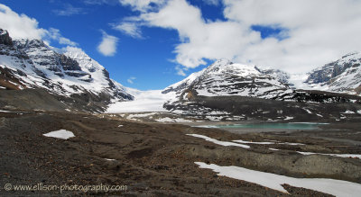 Athabasca Glacier and Sunwapta Lake