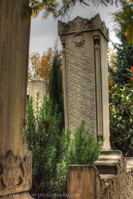 Cemetery at tomb of Sultan Mahmut II