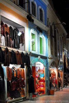 Deri (leather) section of Grand Bazaar