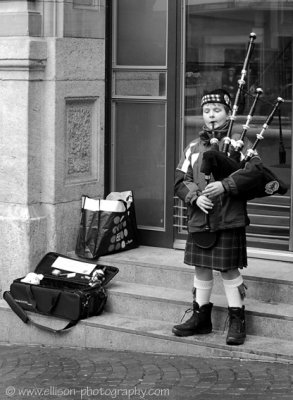 Young musician in the Freie Strasse