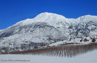 Snow in the Taurus Mountains