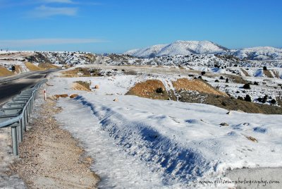 Winter scene in the Taurus Mountains