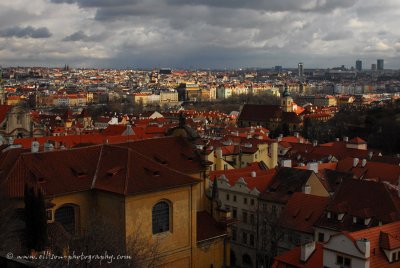 view of Prague from Ke Hradu