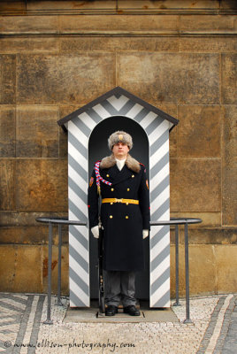 guard at Prague Castle