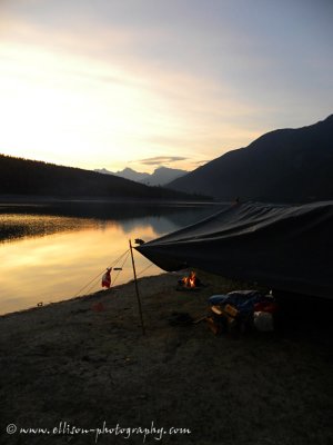 Sunrise at Bush Arm (Kinbasket Lake)
