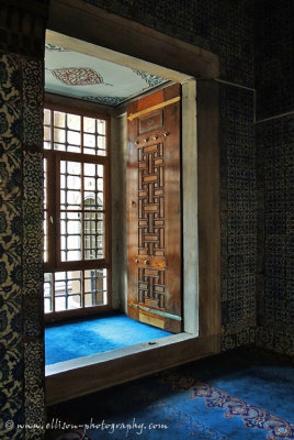 Window inside Yeni Camii (New Mosque)