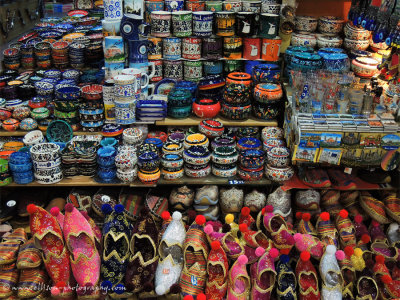 Colourful souvenirs at the Grand Bazaar