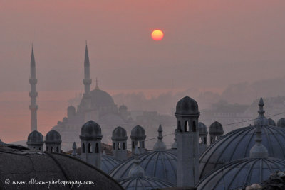 Sunrise from Sleymaniye Mosque wall