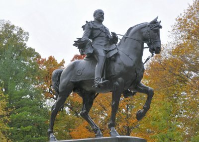 Equestrian Statue, Queen's Park