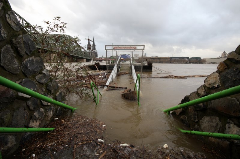 Rhine Flooding, Cologne