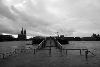 Rhine Flooding, Cologne