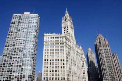 Chicago Downtown: Wrigley Building & Tribune Tower (USA)