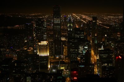 View from the John Hancock Building, Chicago (USA)