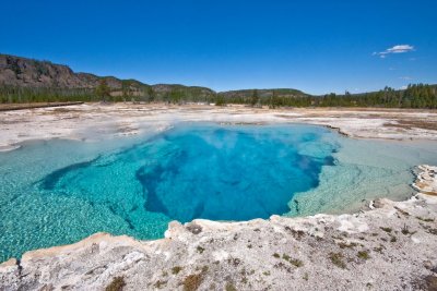 Sapphire Pool, Biscuit Bassin, Yellowstone (USA)