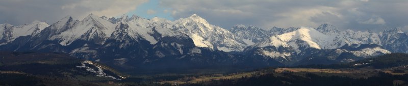 Panorama from Czarna Gra, Poland