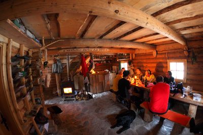 Inside the cabin I.