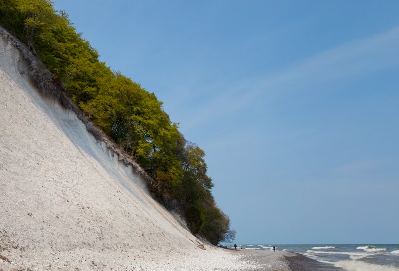 Chalk cliff near Knigsstuhl