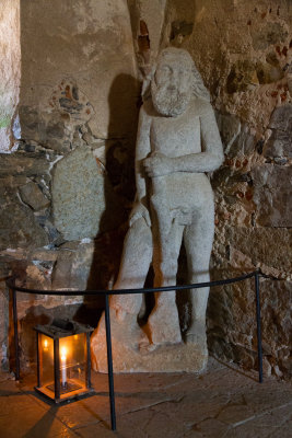 Statue in the stairwell
