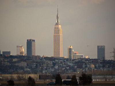 View of the Empire State Building from the Meadowlands