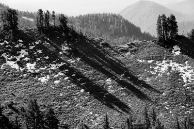 morning shadows, Lassen NP