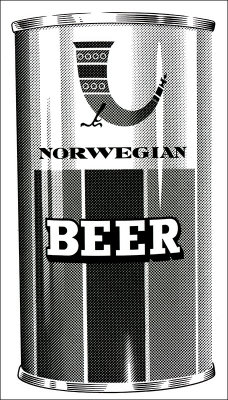 Norwegian Beer - Scraperboard