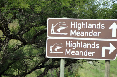 On the way - highlands area - trout country