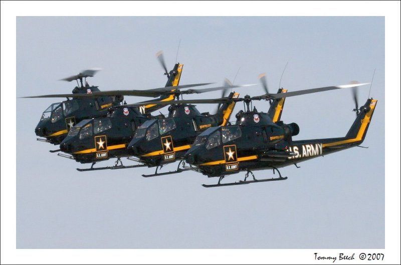 U.S. Army Sky soldiers - Cobra Helicopter Demonstration Team