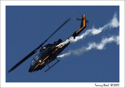     AH-1F Cobra  ~     Sky Soldiers    Army demonstration  team   