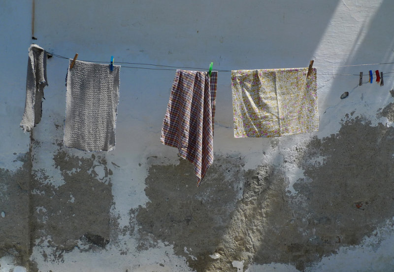Washday scenes