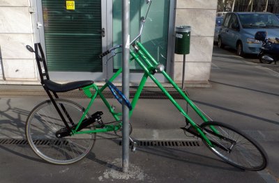 The green bike