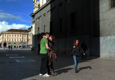 Kiss in Turin