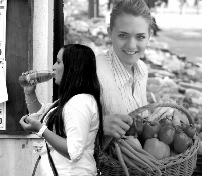 Girls of South Italy in B&W