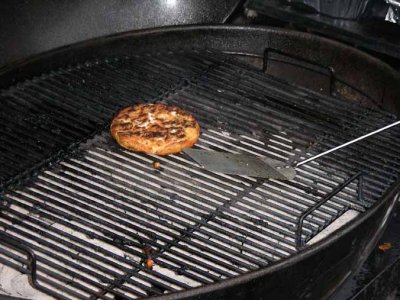 Salmon-burger