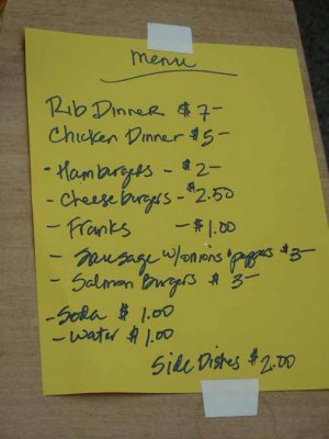 their menu