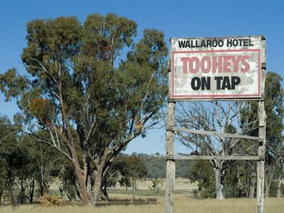 Pub Sign, north side of town