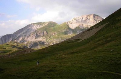 En descendant du col de Lurd, vers Eaux-Bonnes