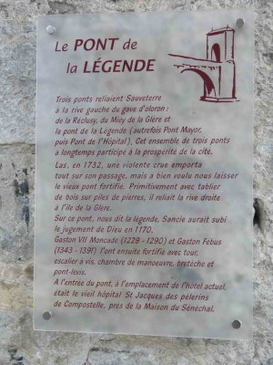 La lgende du pont de Sauveterre